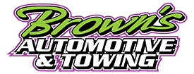 browns automotive and towing - logo - edwardsville il