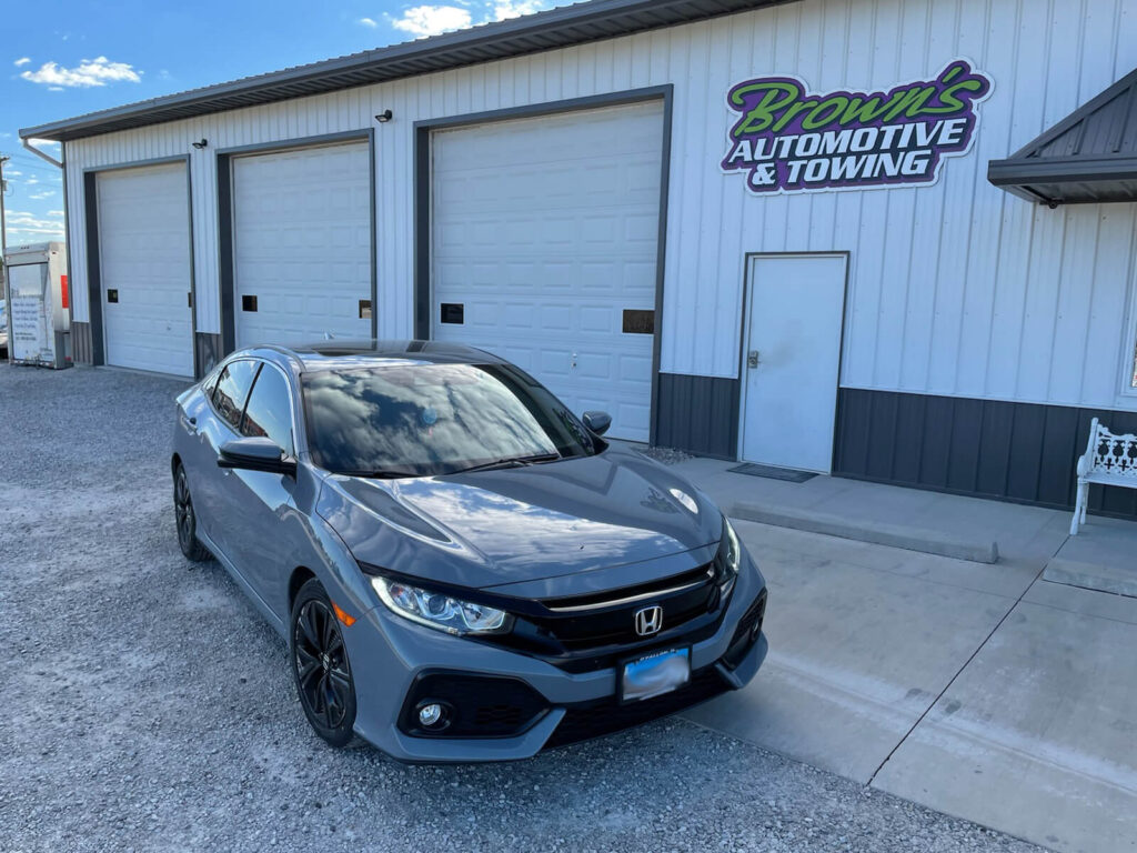 Brown's Automotive & Towing - HONDA CIVIC AFTER REPAIR OF HAIL DAMAGE - Edwardsville, IL